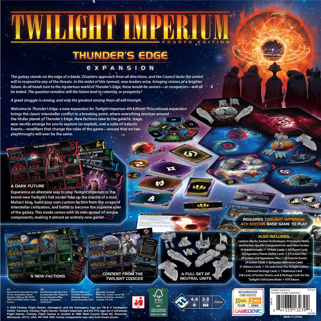 Twilight Imperium (Fourth Edition): Thunder's Edge *preorder* - Bild 2